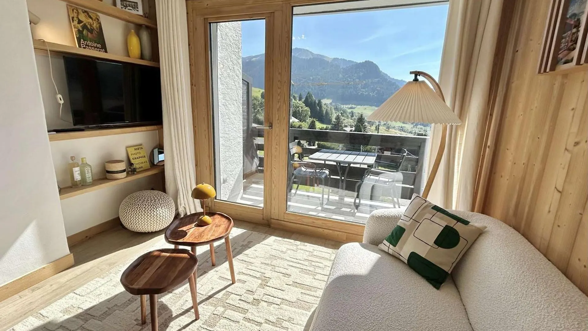 아파트 Megeve: Appartement 3 Pieces, 6 Couchages, Parking Inclus, Proche Pistes Et Village - Fr-1-597-181